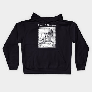 Hunter S Thompson /// Aesthetic Punkstyle Design Kids Hoodie